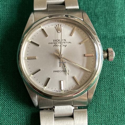 rolex air king 1957|Rolex Air-King white face.